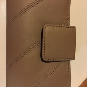 Brown leather wallet